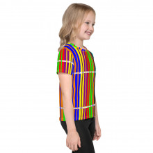 Kids crew neck t-shirt, Komplementäres Farbenspiel für gute Sichtbarkeit